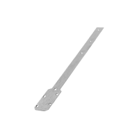 Крепежная планка прямая, металлическая, 100 мм, BRYZA
